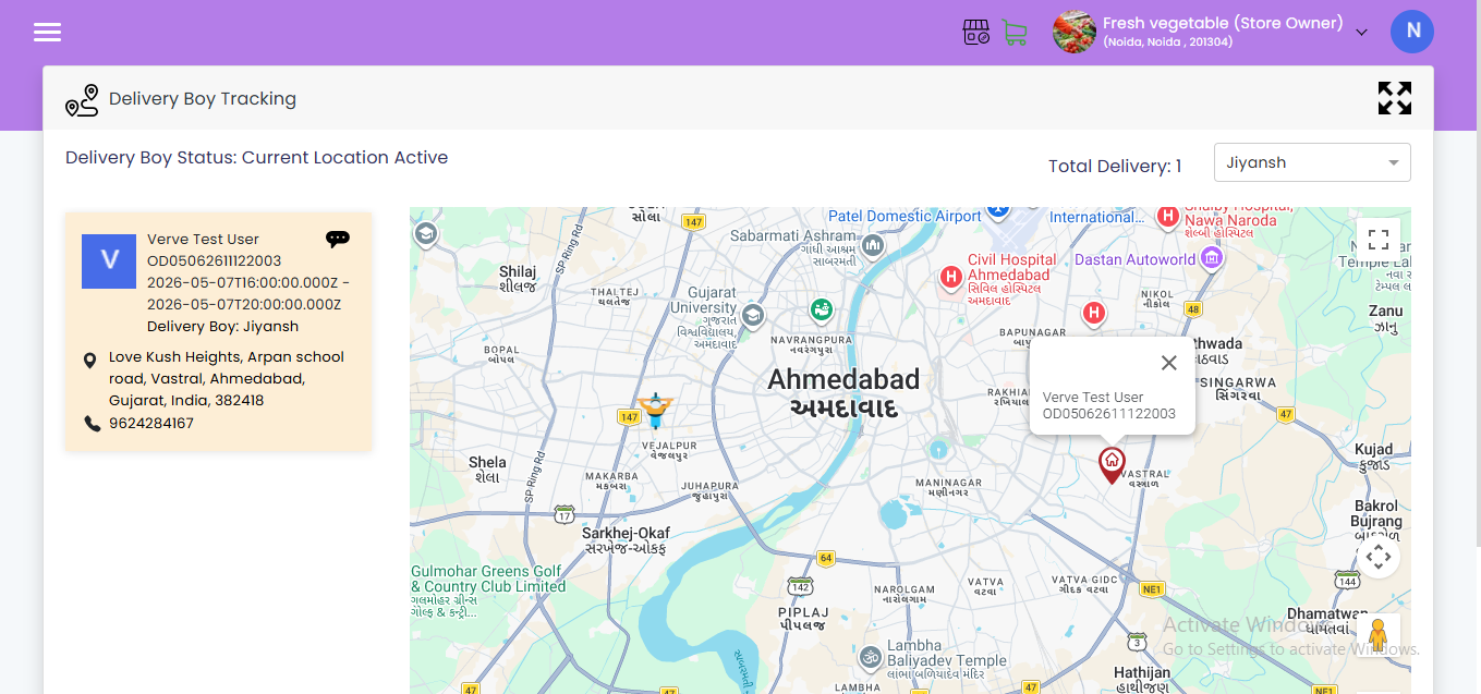 Live Tracking